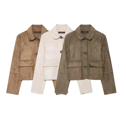 Elara Suede Jacket