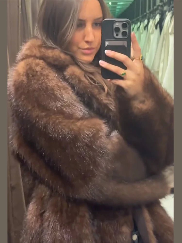Jenny Reversible Faux Fur Leather Jacket