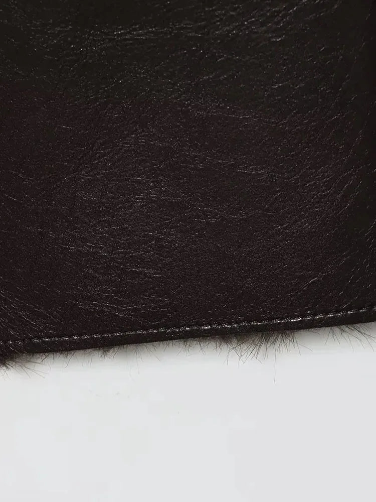 Joana Reversible Faux fur Leather Jacket
