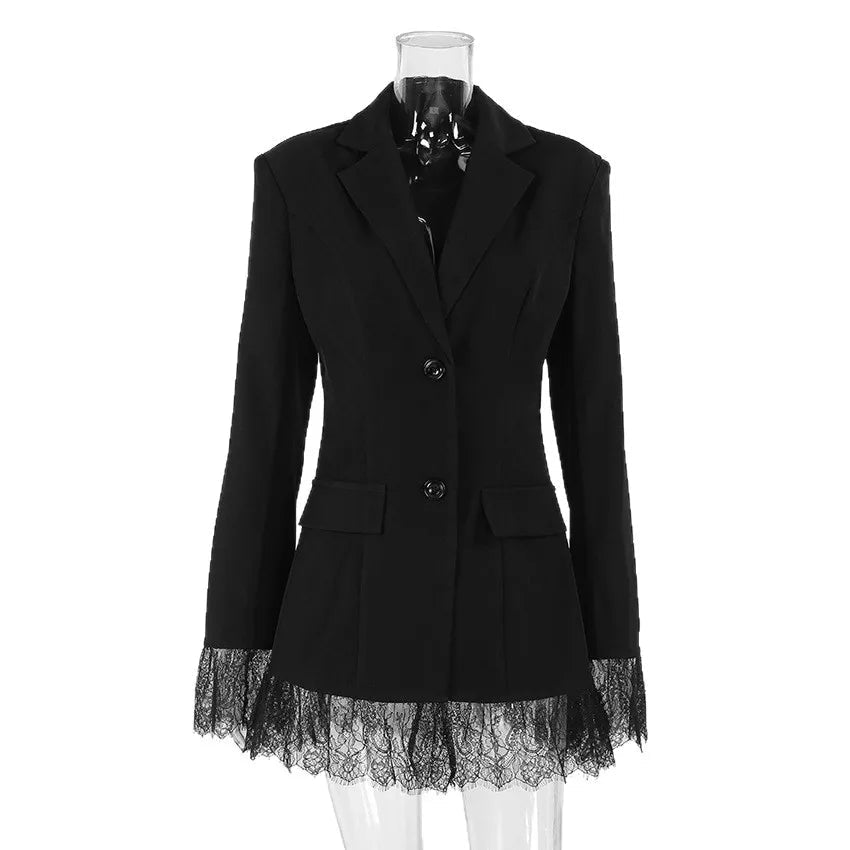 Joanna Blazer with Lace Details