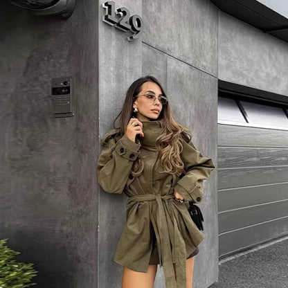 Sophia Belted Trench Coat