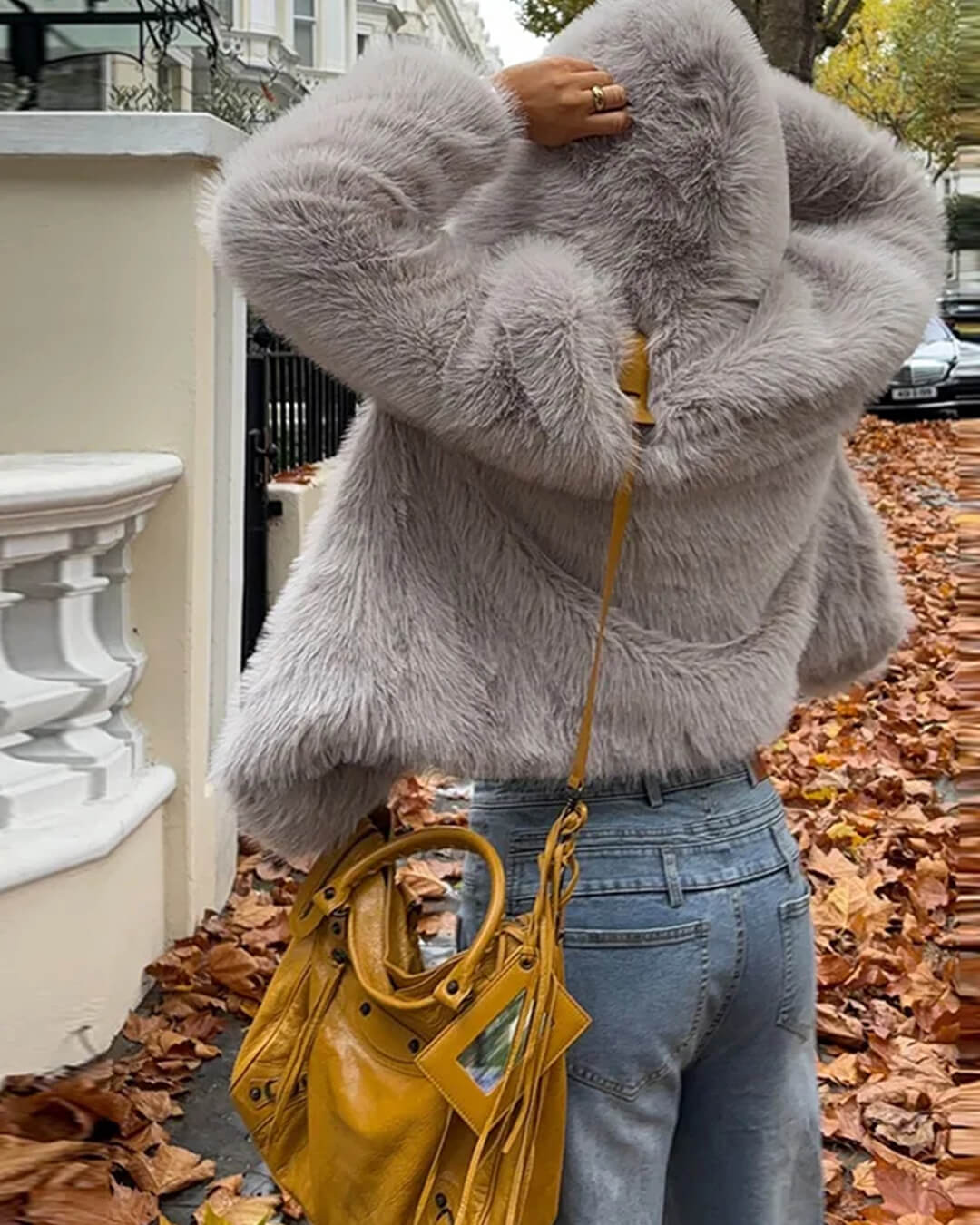 Dana Faux Fur Hooded Jacket