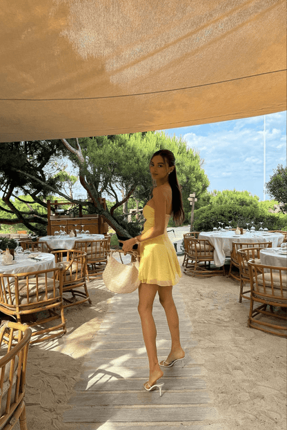 Nina Strapless Cut-Out Mini Dress