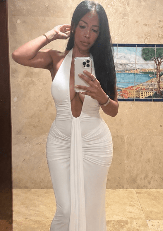 Sienna Halter Ruched Maxi Dress