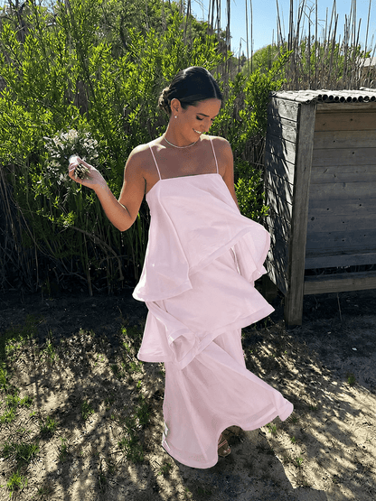 Mila Layered Ruffle Maxi Dress