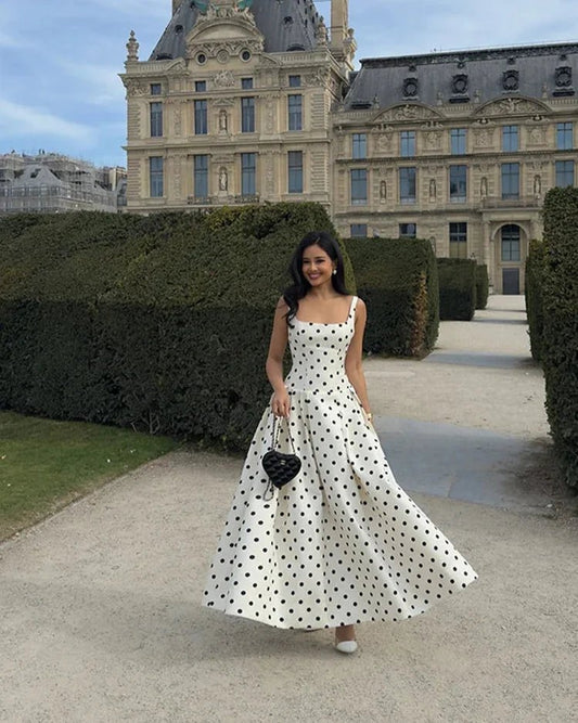 Jasmine Polka Dot Midi Dress