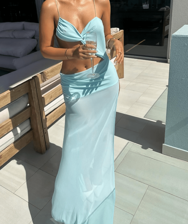Beatrice Twist Cut Out Maxi Dress