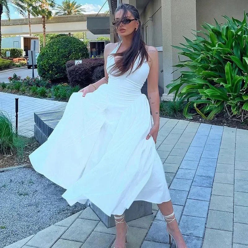 Julie Halter Neck Dress