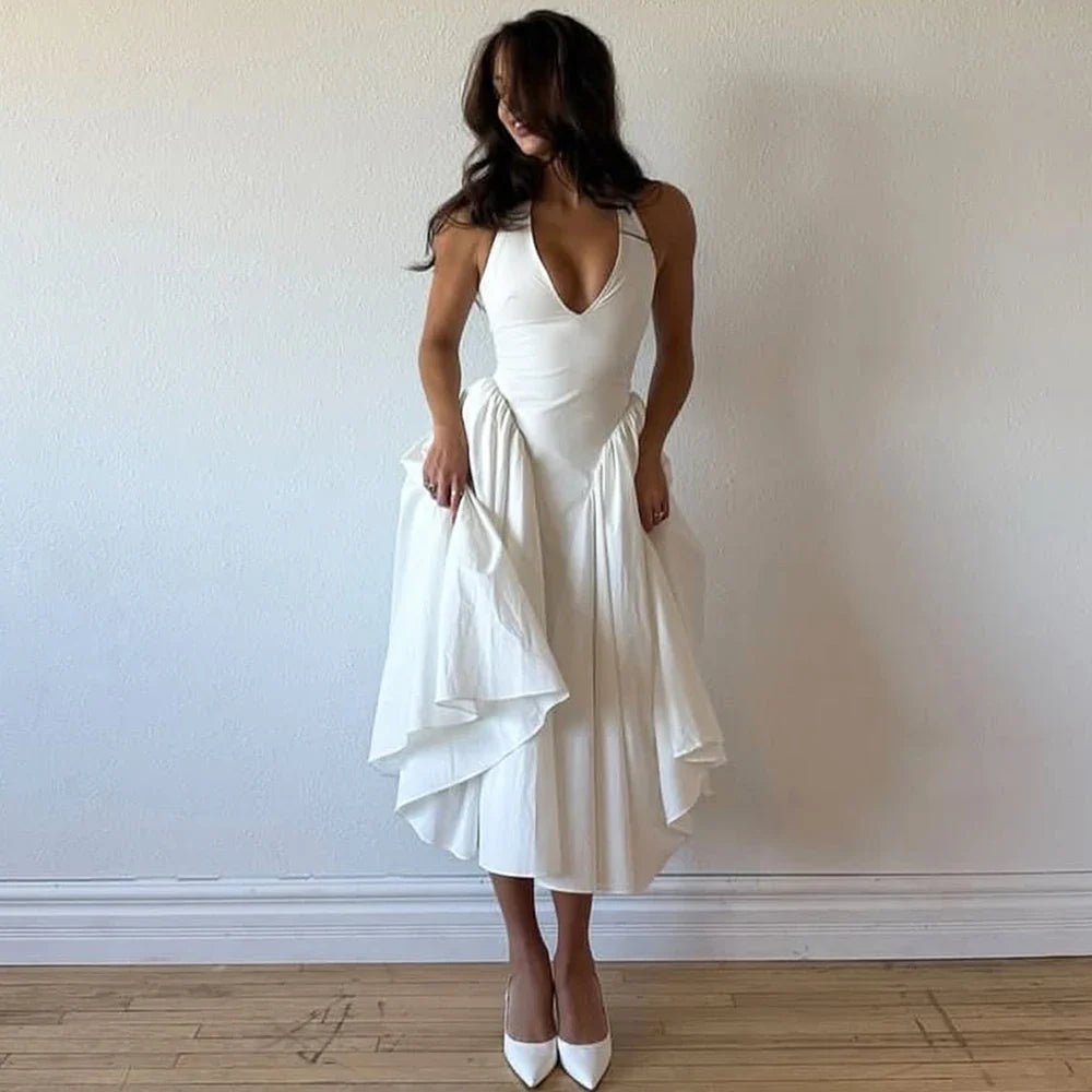 Julie Halter Neck Dress