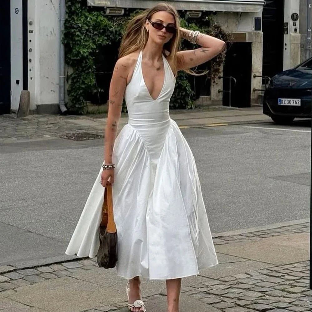 Julie Halter Neck Dress