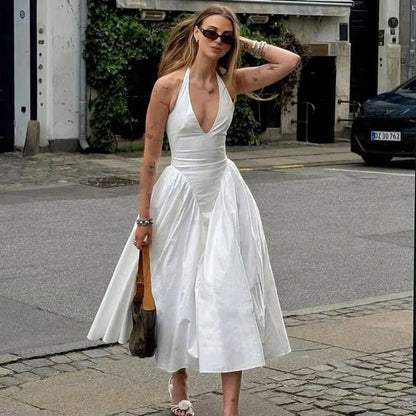 Julie Halter Neck Dress