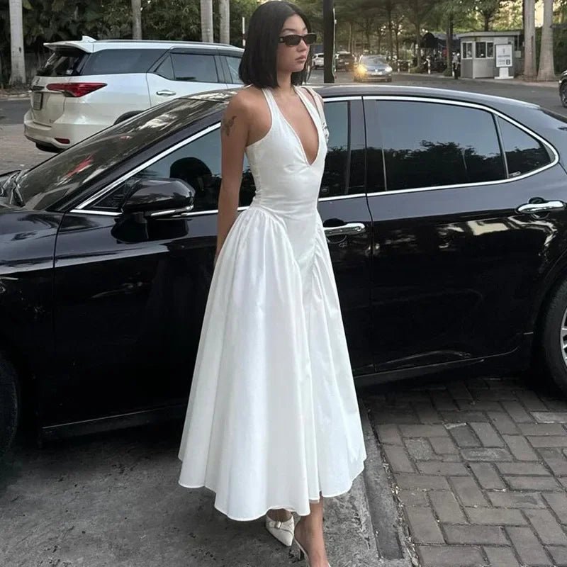Julie Halter Neck Dress