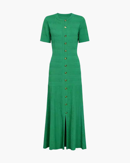Celeste Ribbed Knit Midi Dress