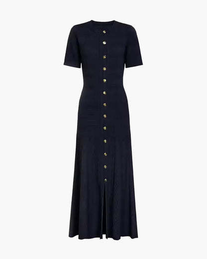 Celeste Ribbed Knit Midi Dress