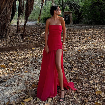 Daniela Asymmetric Maxi Dress