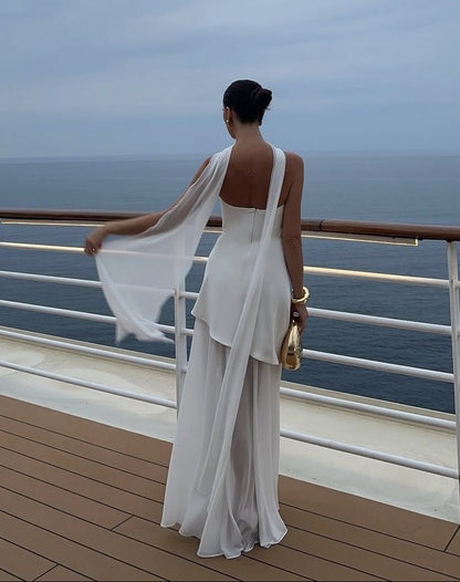 Daniela Asymmetric Maxi Dress