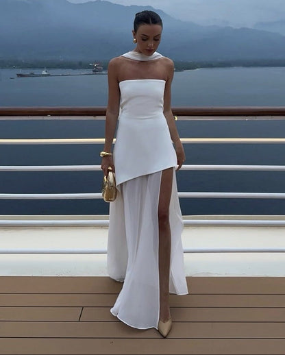 Daniela Asymmetric Maxi Dress