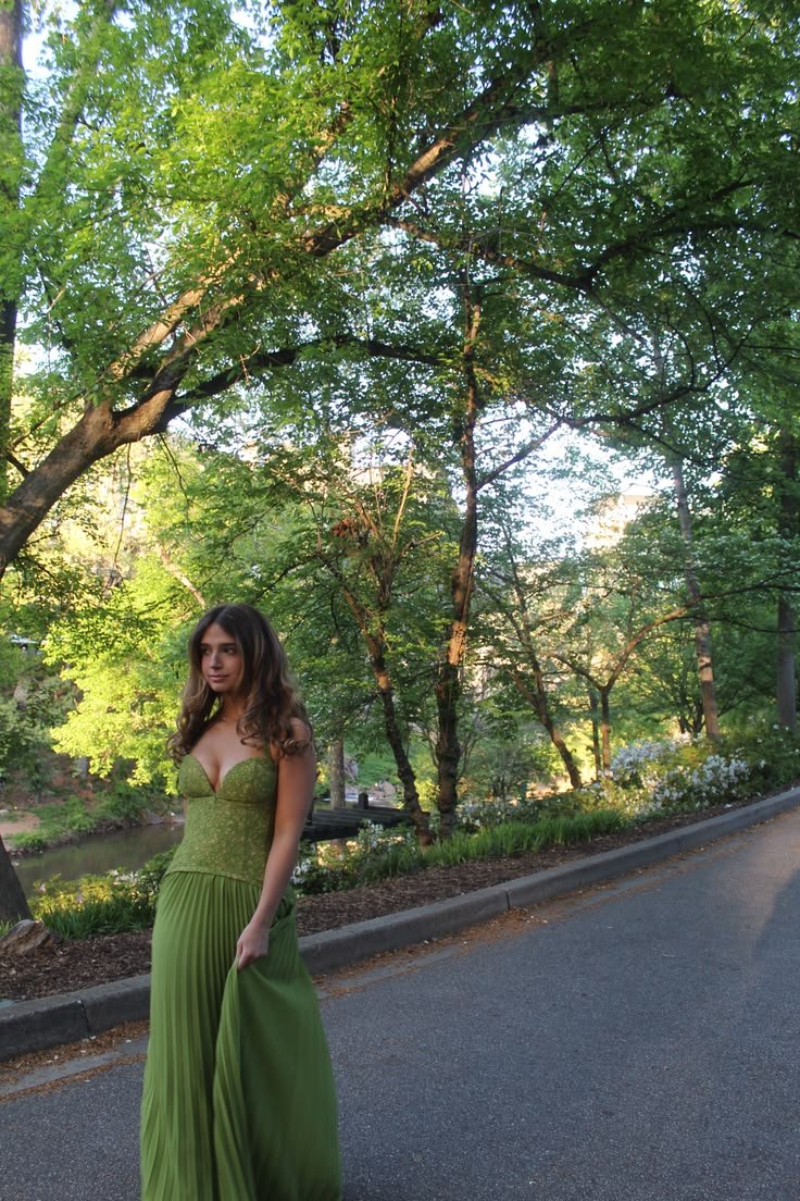 Vivian Pleated Corset Maxi Dress