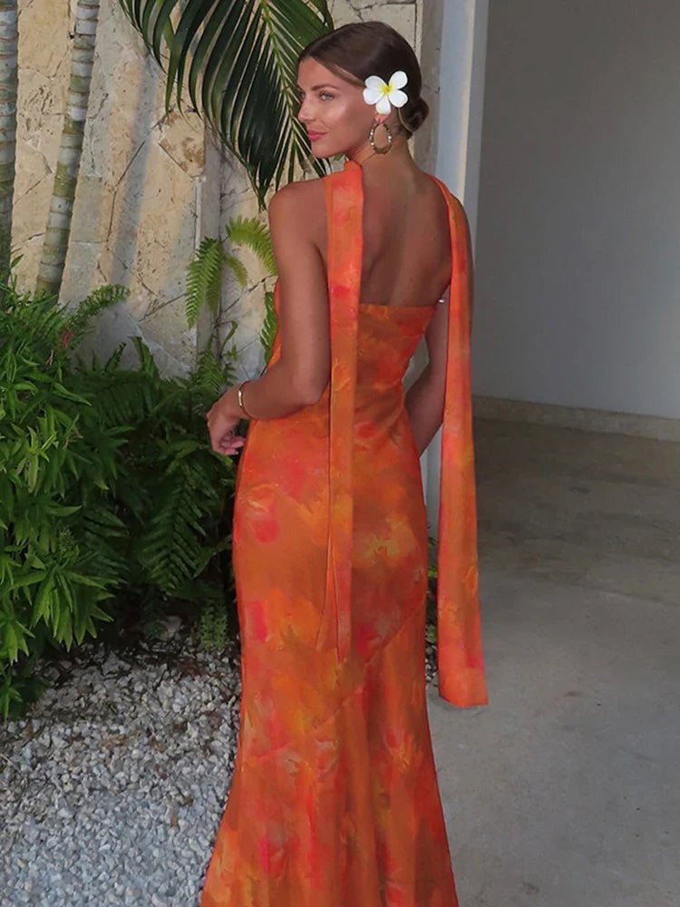 Sabrina Strapless Mesh Maxi Dress
