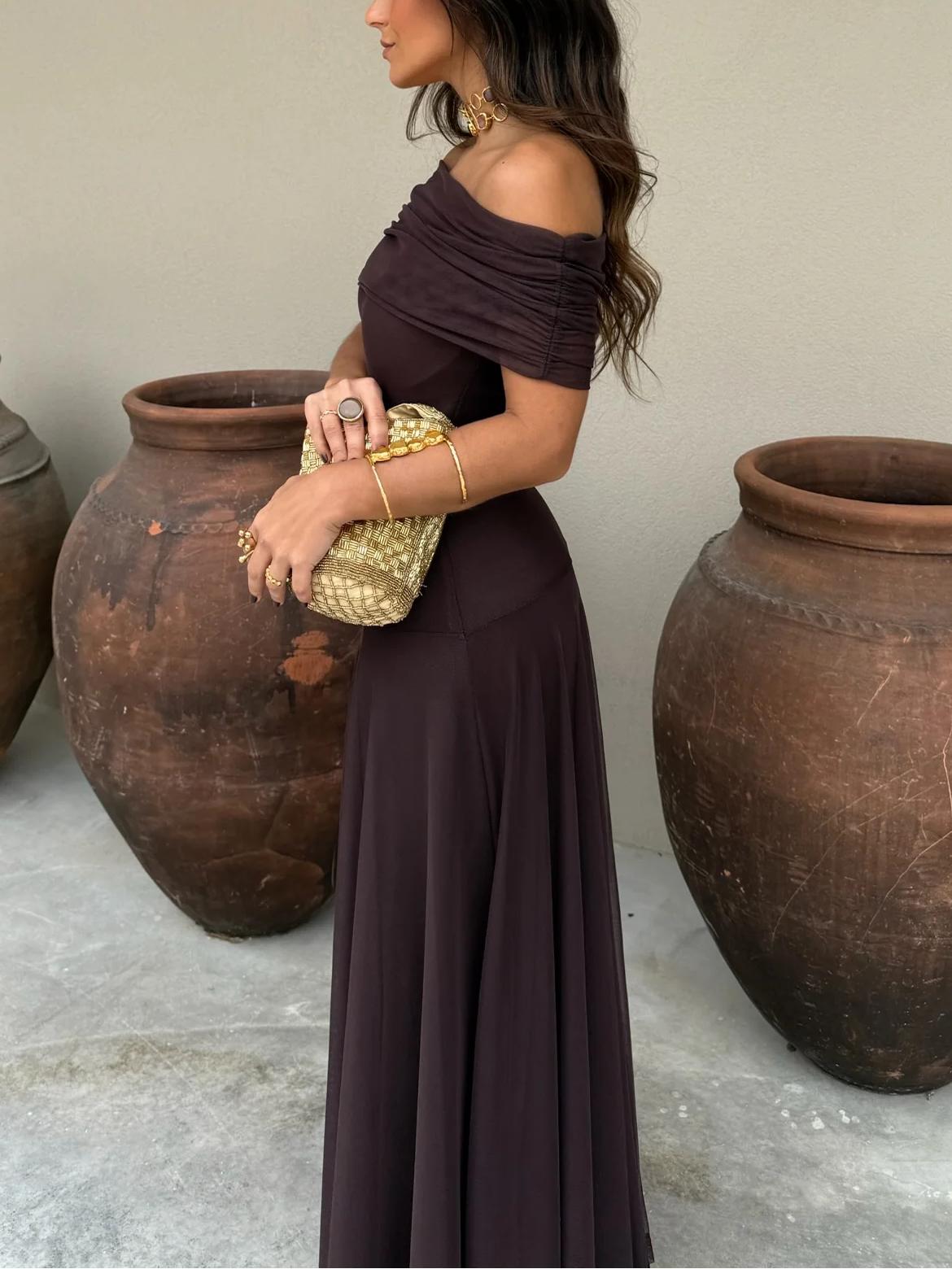 Anya Draped Maxi Dress