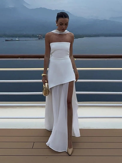 Beatrice Strapless Bodice Maxi Dress