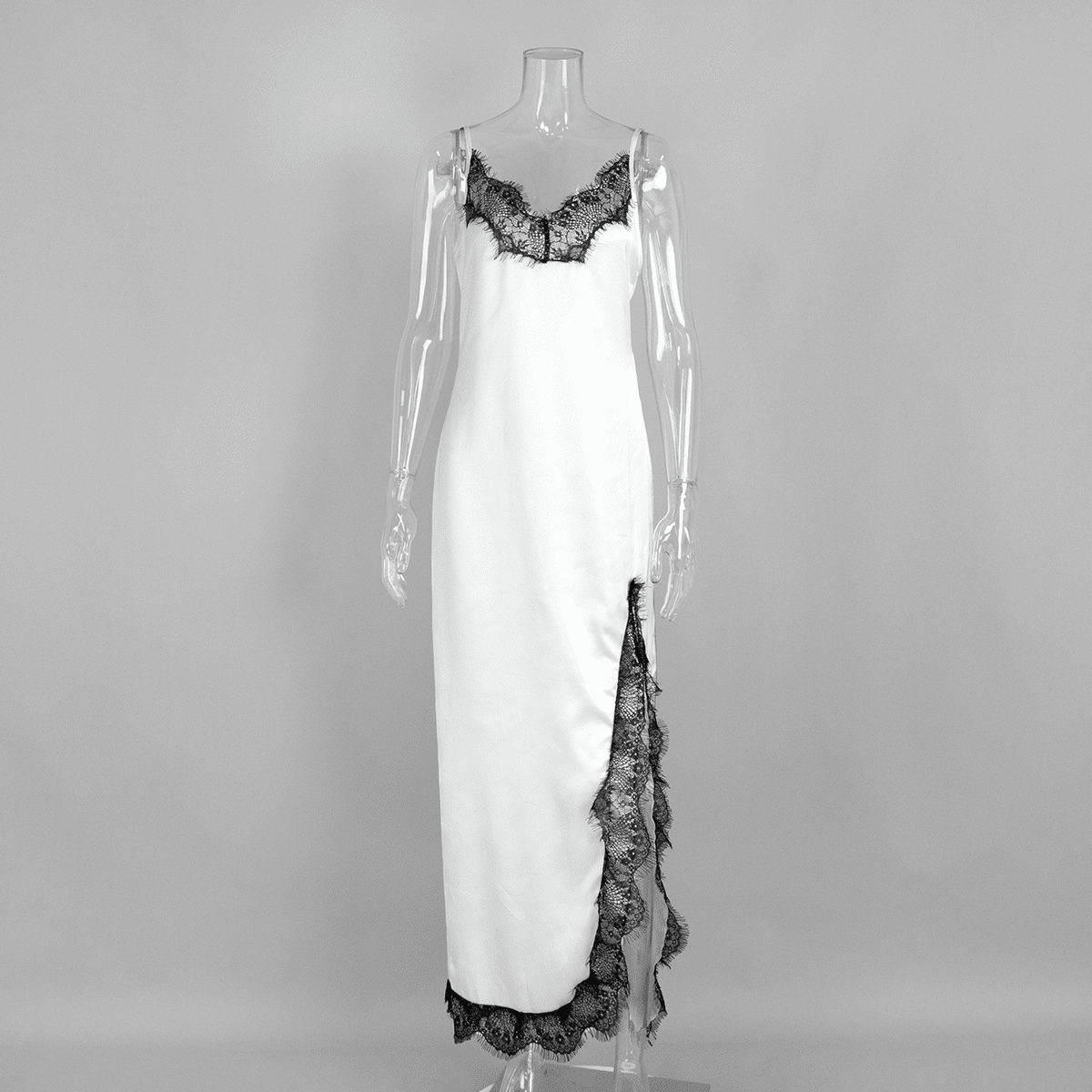 Ahlam Halter Lace Maxi Dress