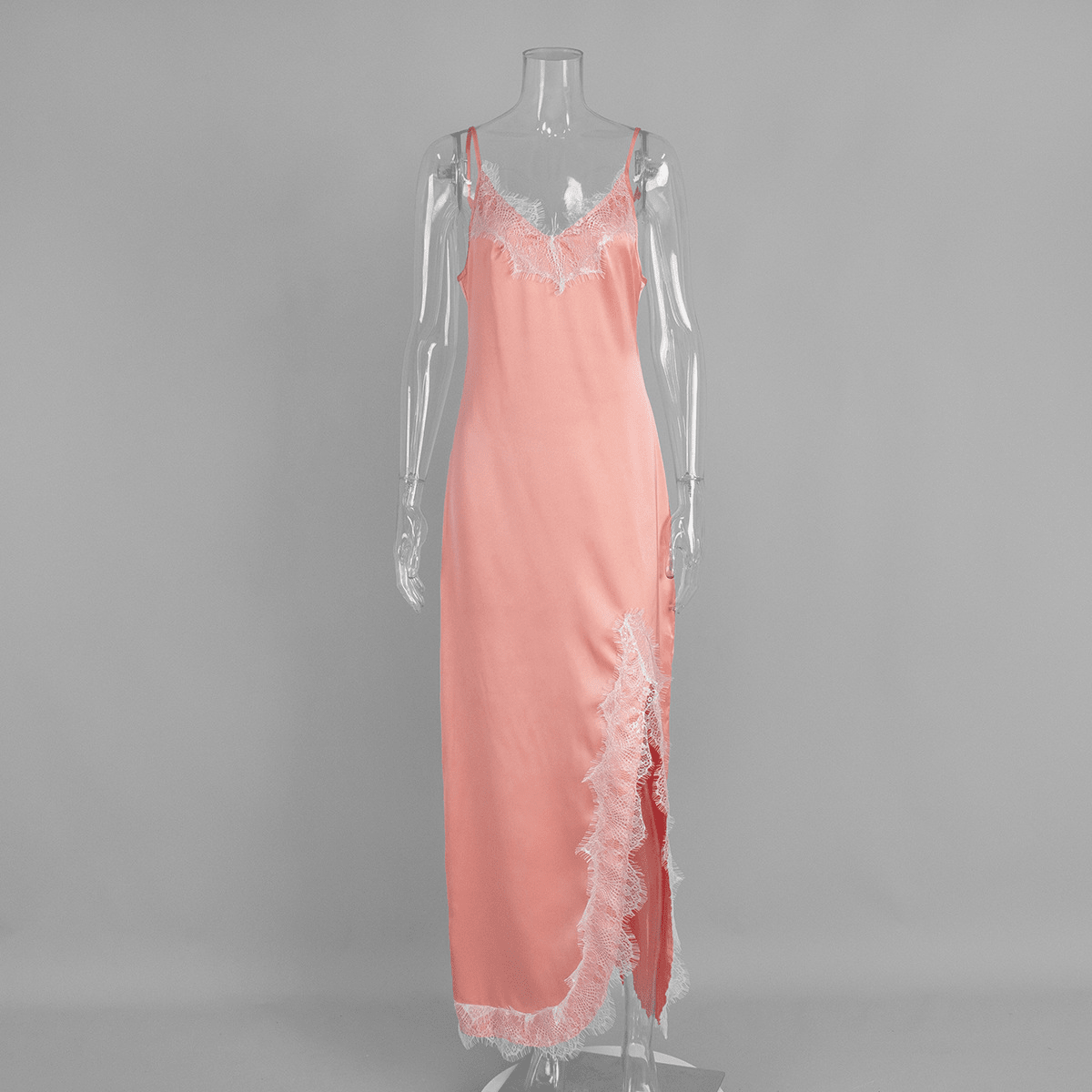 Ahlam Halter Lace Maxi Dress