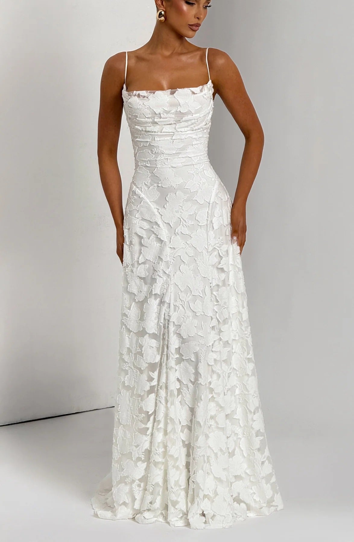 Brielle Sleeveless Floral Maxi Dress