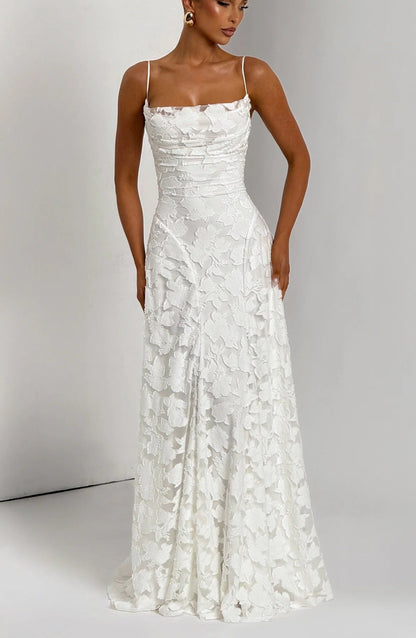 Brielle Sleeveless Floral Maxi Dress