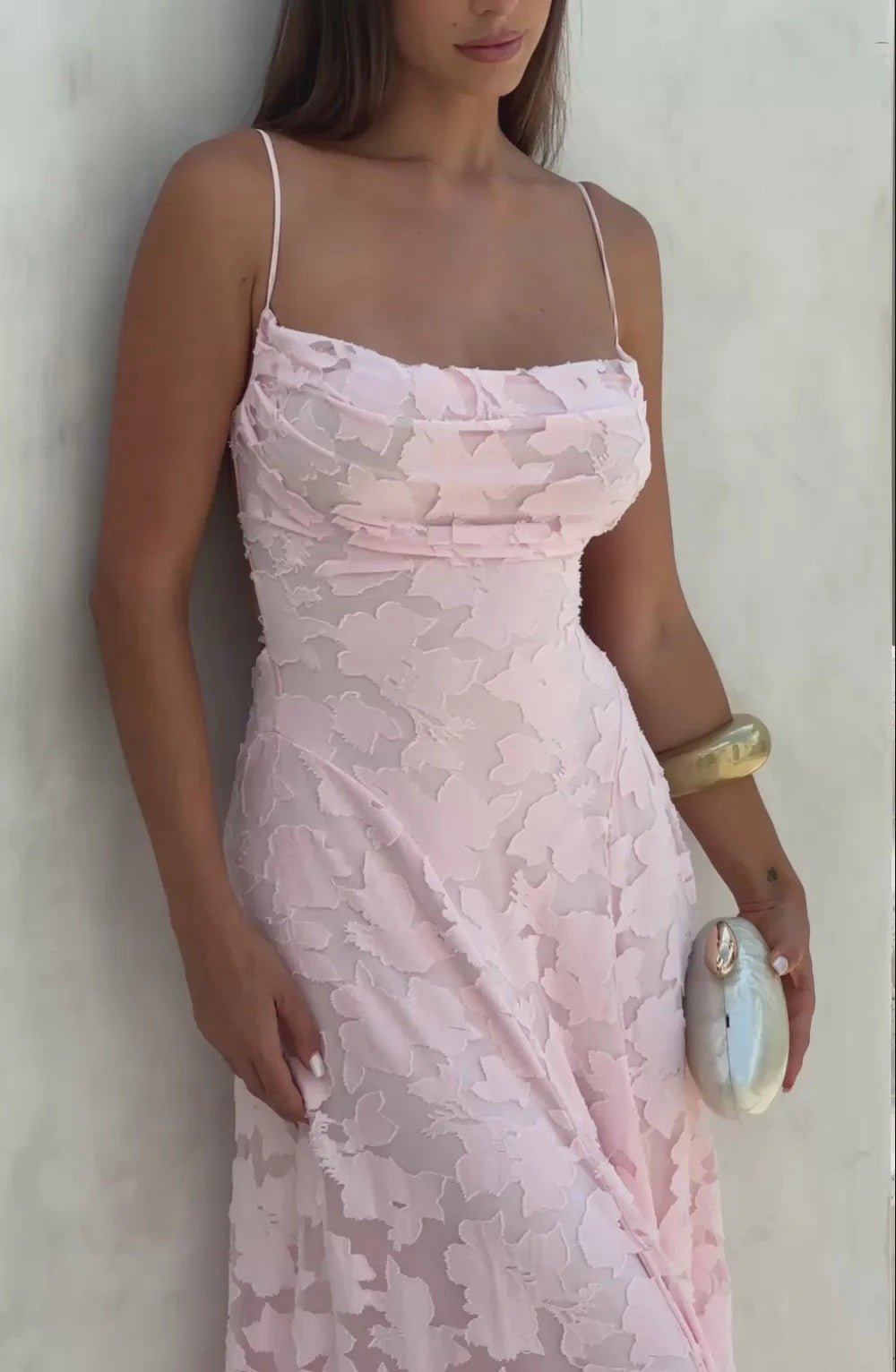 Brielle Sleeveless Floral Maxi Dress