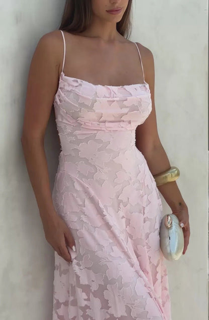 Brielle Sleeveless Floral Maxi Dress