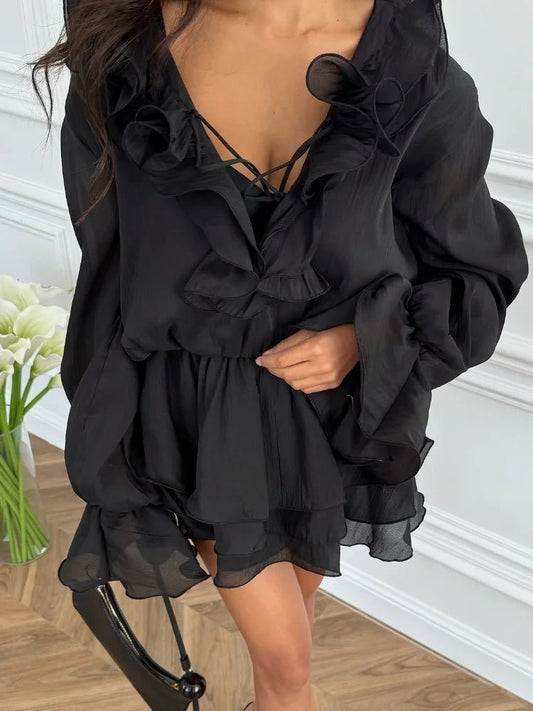 Fallon Ruffled Mini Dress