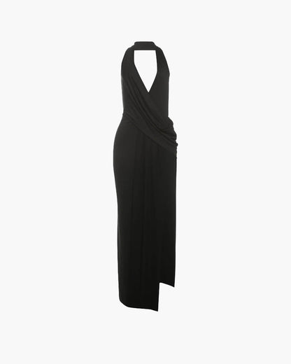 Felicity Deep Neck Maxi Dress