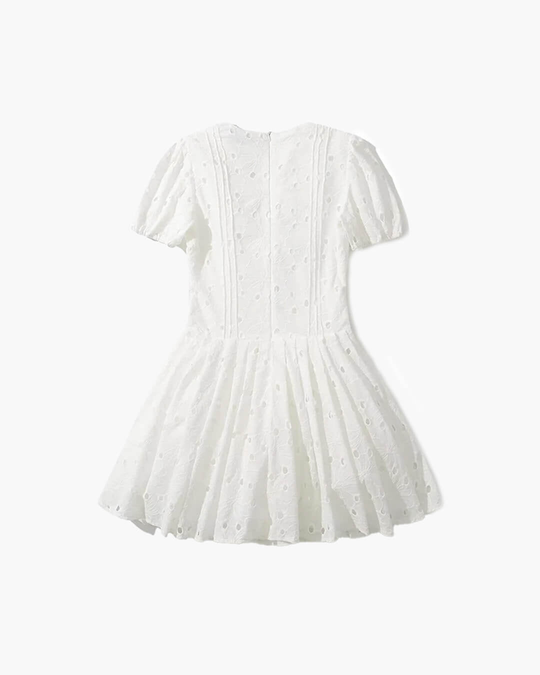 Jane Puff Sleeve Embroidered Mini Dress
