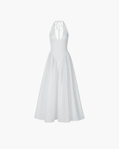 Kristy Deep Neck Maxi Dress