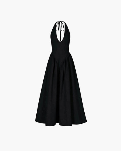 Kristy Deep Neck Maxi Dress