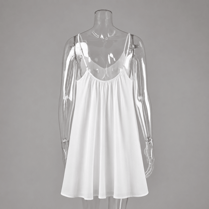 Lavinia Spaghetti Strap Flowy Mini Dress