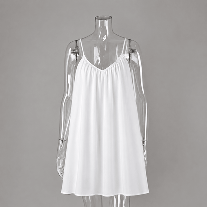 Lavinia Spaghetti Strap Flowy Mini Dress