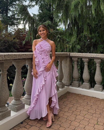 Ruffa Ruffled Tulle Dress