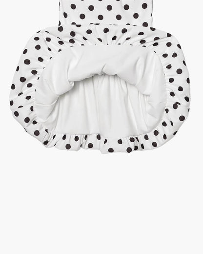 Cassy Polka Dot Balloon Mini Dress