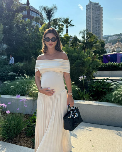 Serena Flowy Off Shoulder Dress