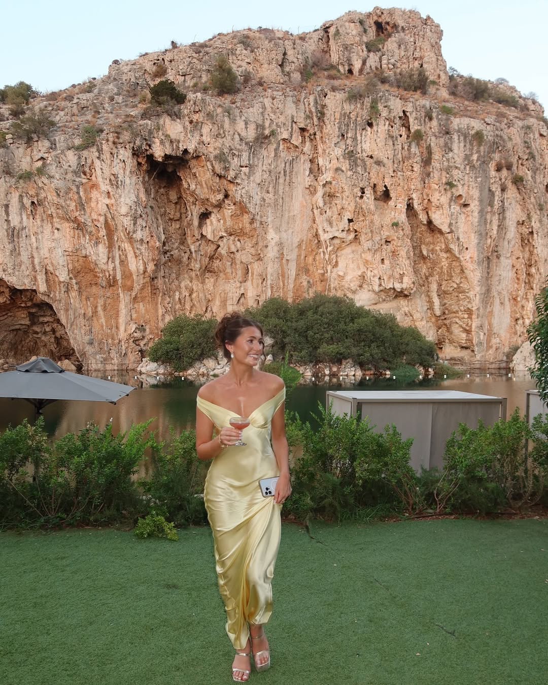 Serene Backless Satin Maxi Dress