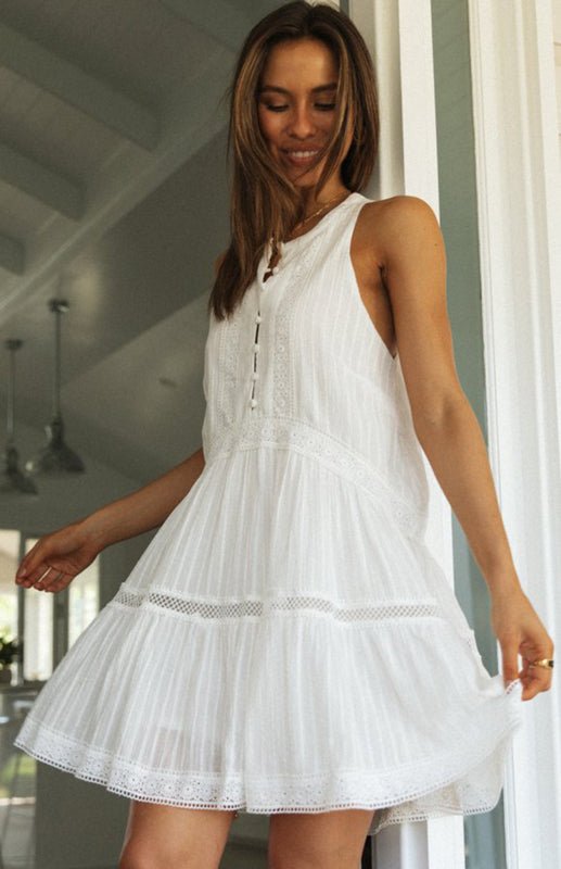 Shelby Boho Sleeveless Mini Dress