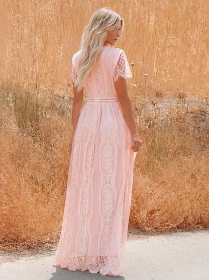Tilda Bohemian Lace Maxi Dress