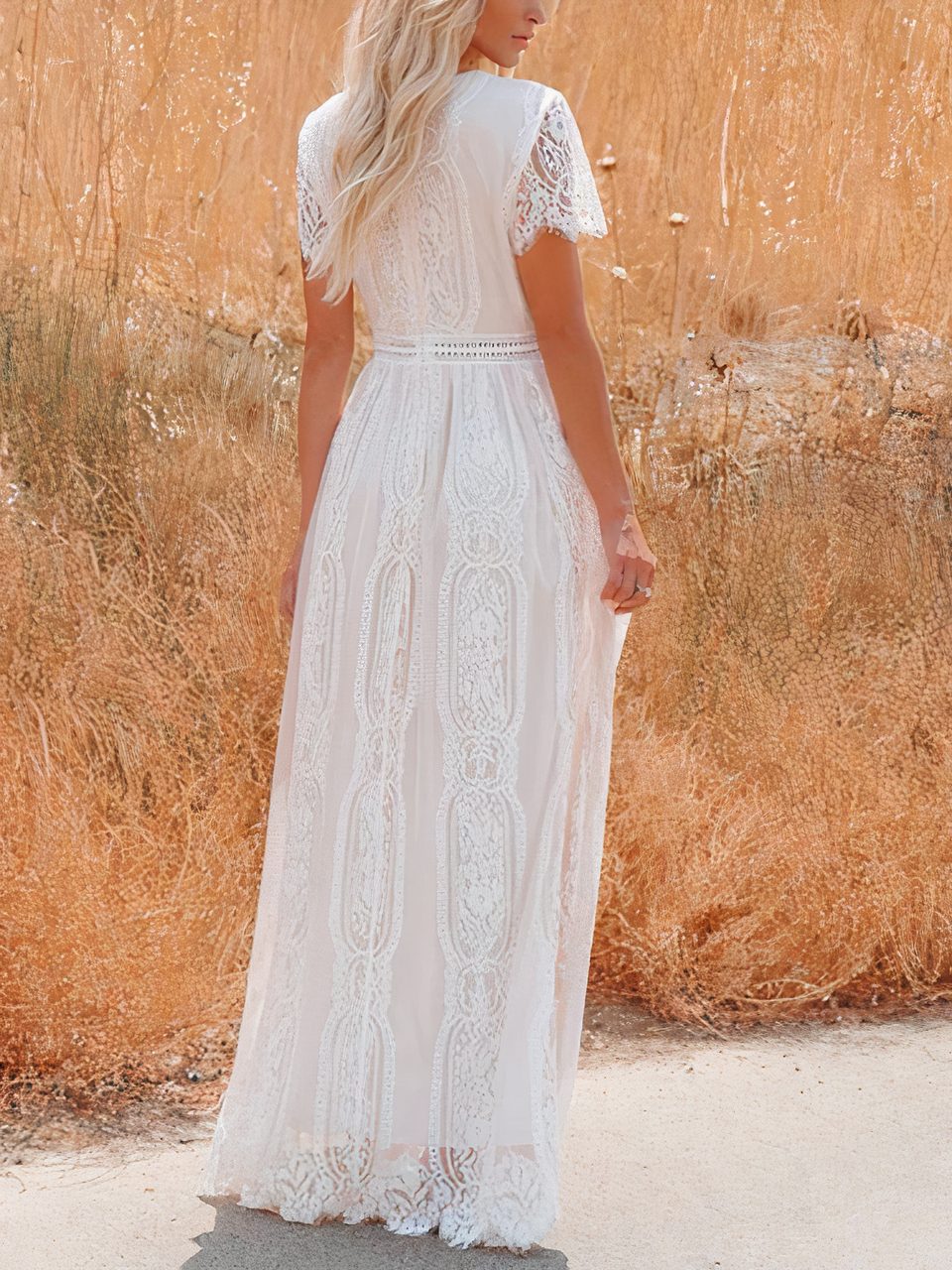 Tilda Bohemian Lace Maxi Dress
