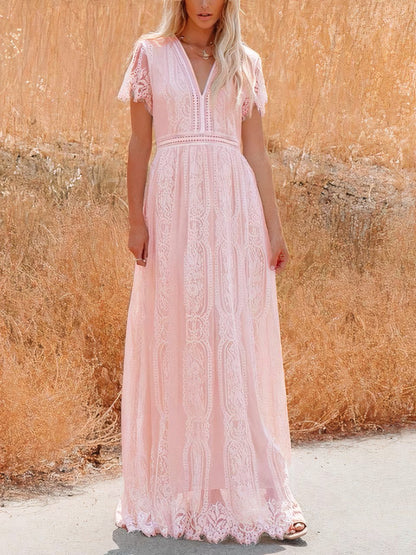 Tilda Bohemian Lace Maxi Dress