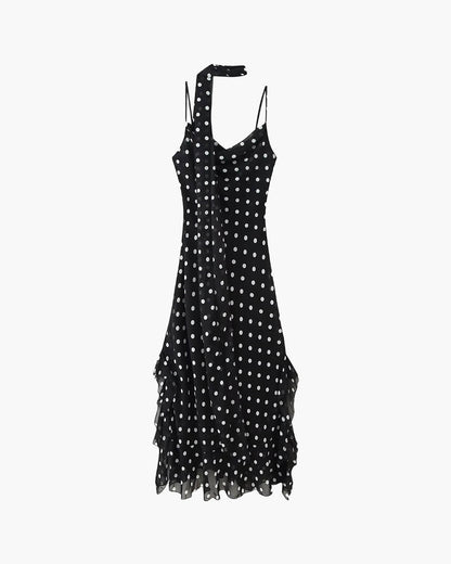 Valerie Polka Dot Maxi Dress