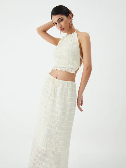 Valerie Two-Piece Set with Frill Details