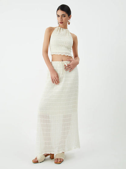 Valerie Two-Piece Set with Frill Details