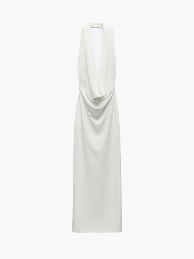 Venice Deep V-Neck Maxi Dress